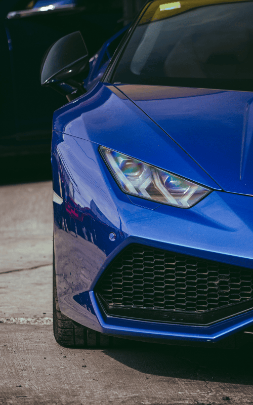 Luxury car - yellow.